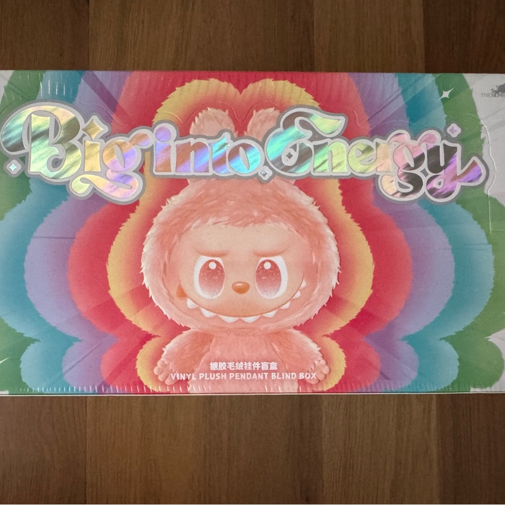 Labubu UNOPENED Big Into Energy Vinyl Plush Pendant Blind Box